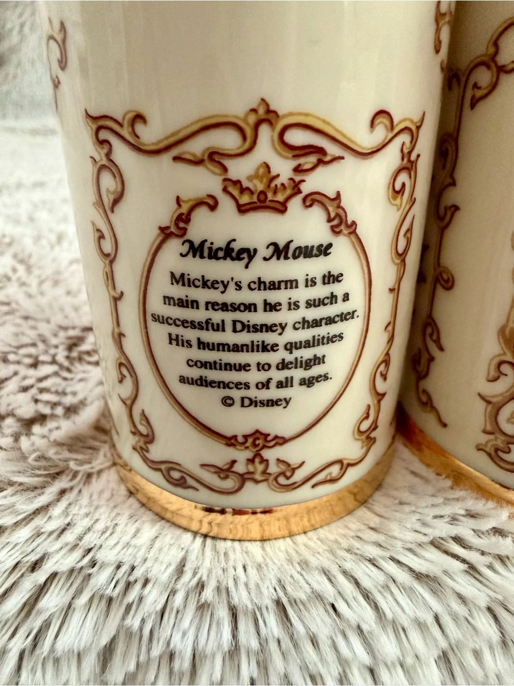 Vintage 1997 Lenox Disney Mickey & Minnie Salt & Pepper Shaker Set